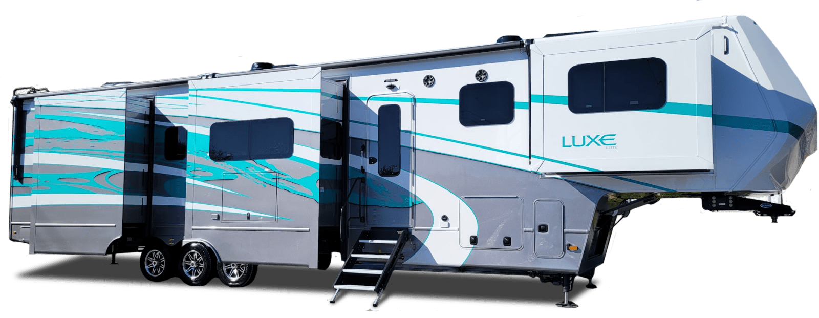 Fifth Wheels for Sale Fifth Wheels for Sale | Visit the Luxe Fifth Wheel Elkhart showroom to see our inventory of luxury fifth wheels and fifth wheel toy haulers.